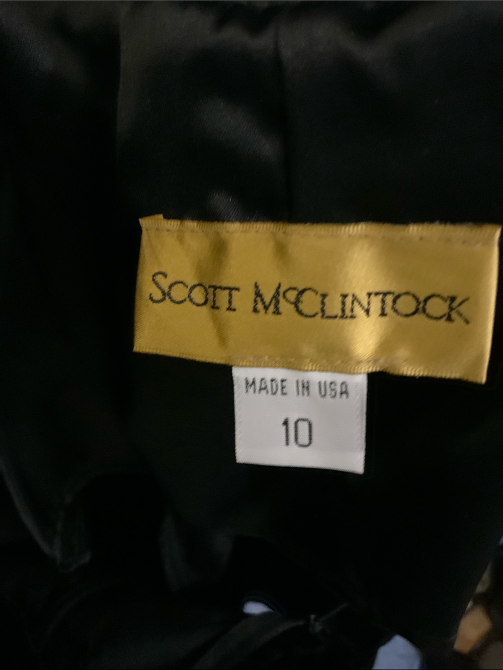 Gorgeous Scott McClintock Velvety Dress Size 10 - Picture 5 of 5